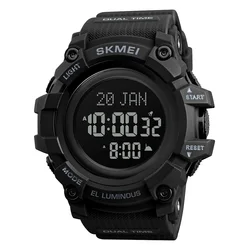 Muslim Azan Watch SKMEI 1680 Islamic Qibla Direction Azan Digital Watch New Function Sports Running 5ATM Waterproof Wristwatches