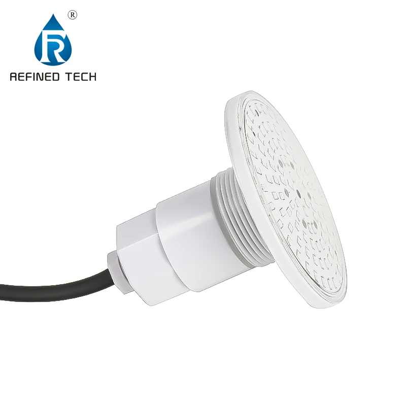 IP68 LED 12 в 1-1/2 дюйма 2 фитинг RGB лампы освещение для подводного освещения Светодиодная лампа бассейна стекловолокно