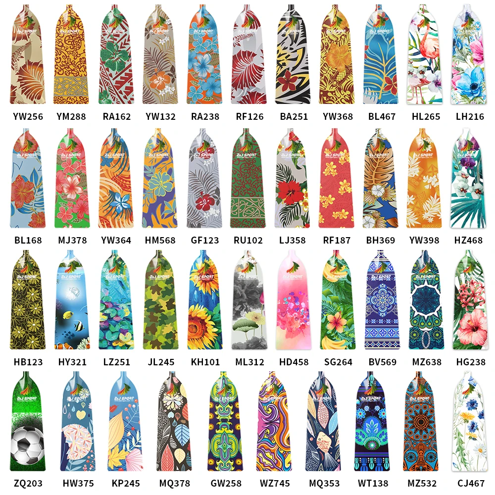 2021 ZJ SPORT Best Selling  IDBF Approved Carbon Dragon Boat Paddle With New Graphics on the Blade OPDP