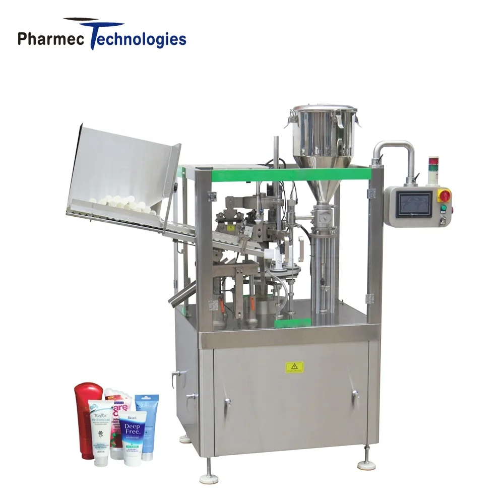 Automatic Cosmetic Liquid Cream Ointment Toothpaste Soft Tube Filler and Sealer Plastic Tube Filling Machine