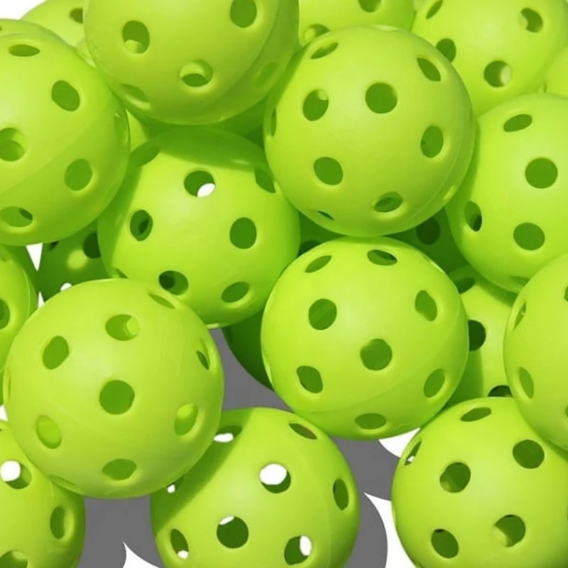 Wholesale custom logo Dura Fast 40 holes USAPA approved outdoor pickle ball Durable 74mm pickleball balls