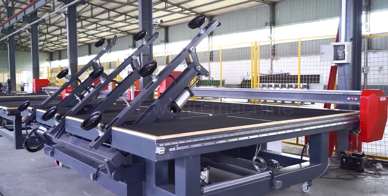 CNC Integrated All-in-one Glass Cutting and Slicing Machine Under Four-wheel Drive High-speed Cutting