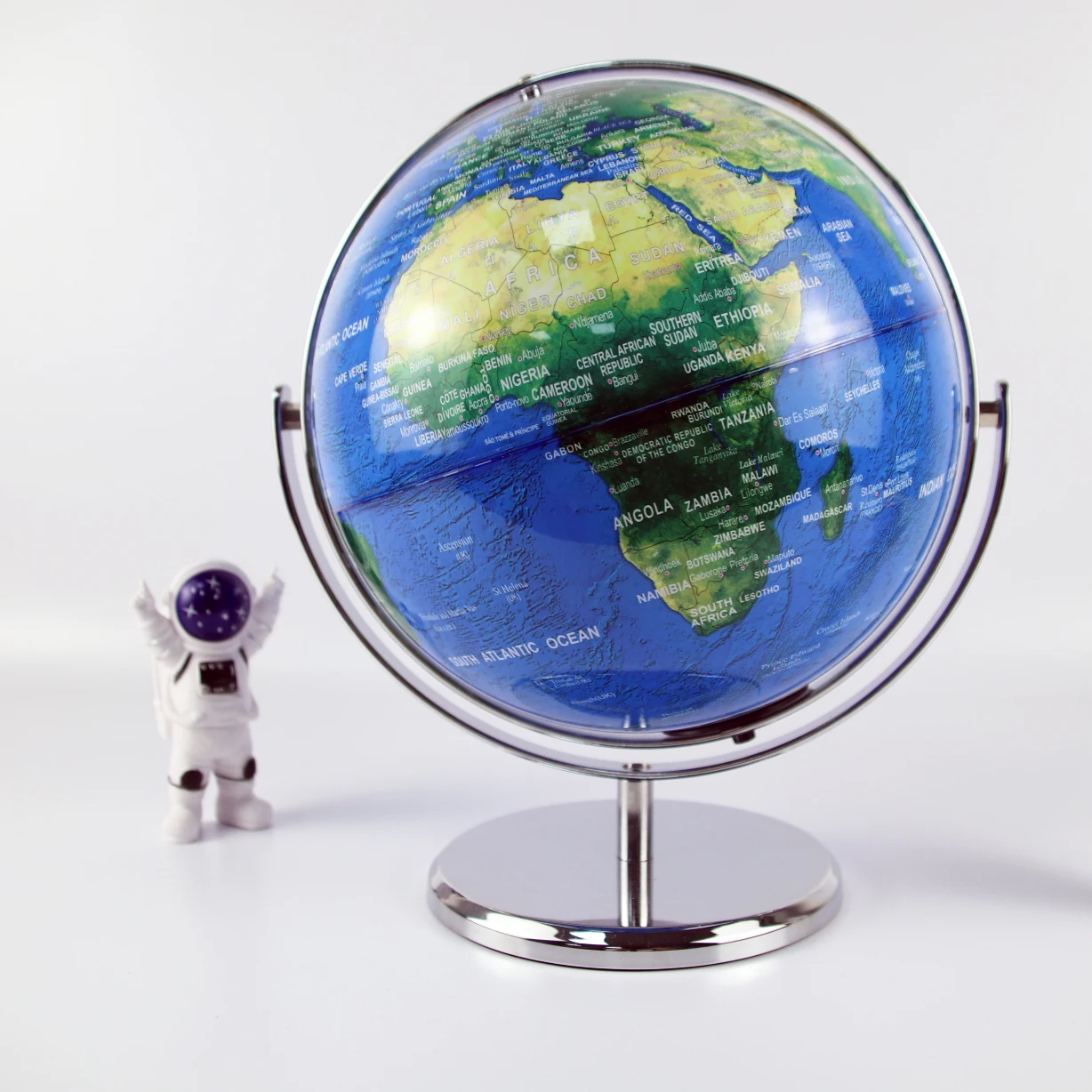 Factory Sell Illuminated Rotating Globe for Kids 2 in 1 Interactive Educational Geographic Earth Globes Learning Toy