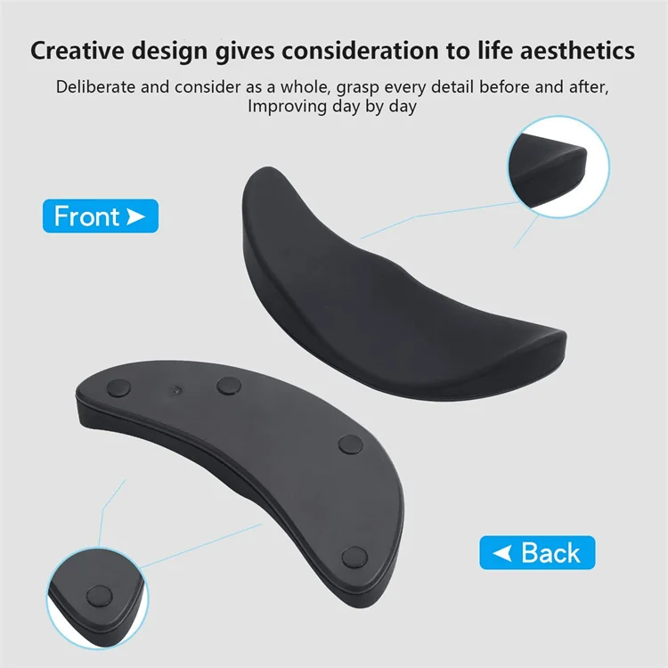 Hot Sale Ergonomic Smooth Gliding Silicone Mouse Wrist Hand Rest Pad Computer Mouse Palm Pad