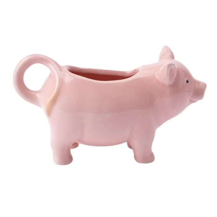 Ceramic Pig Milk Jug