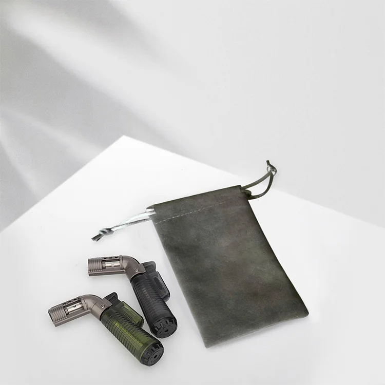 Hot-selling adjustable flame windproof refillable fuel single butane torch Jet flame cigarette cigar lighter