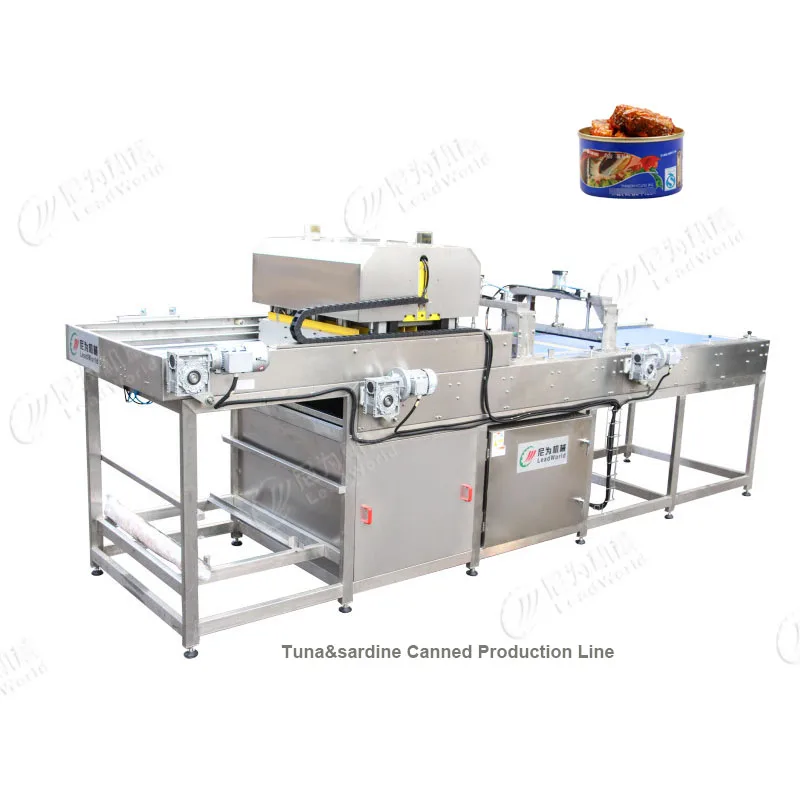 Canned Tuna Bass Sardine Fish Processing Production Equipments Canned Fish Canning Line Machine