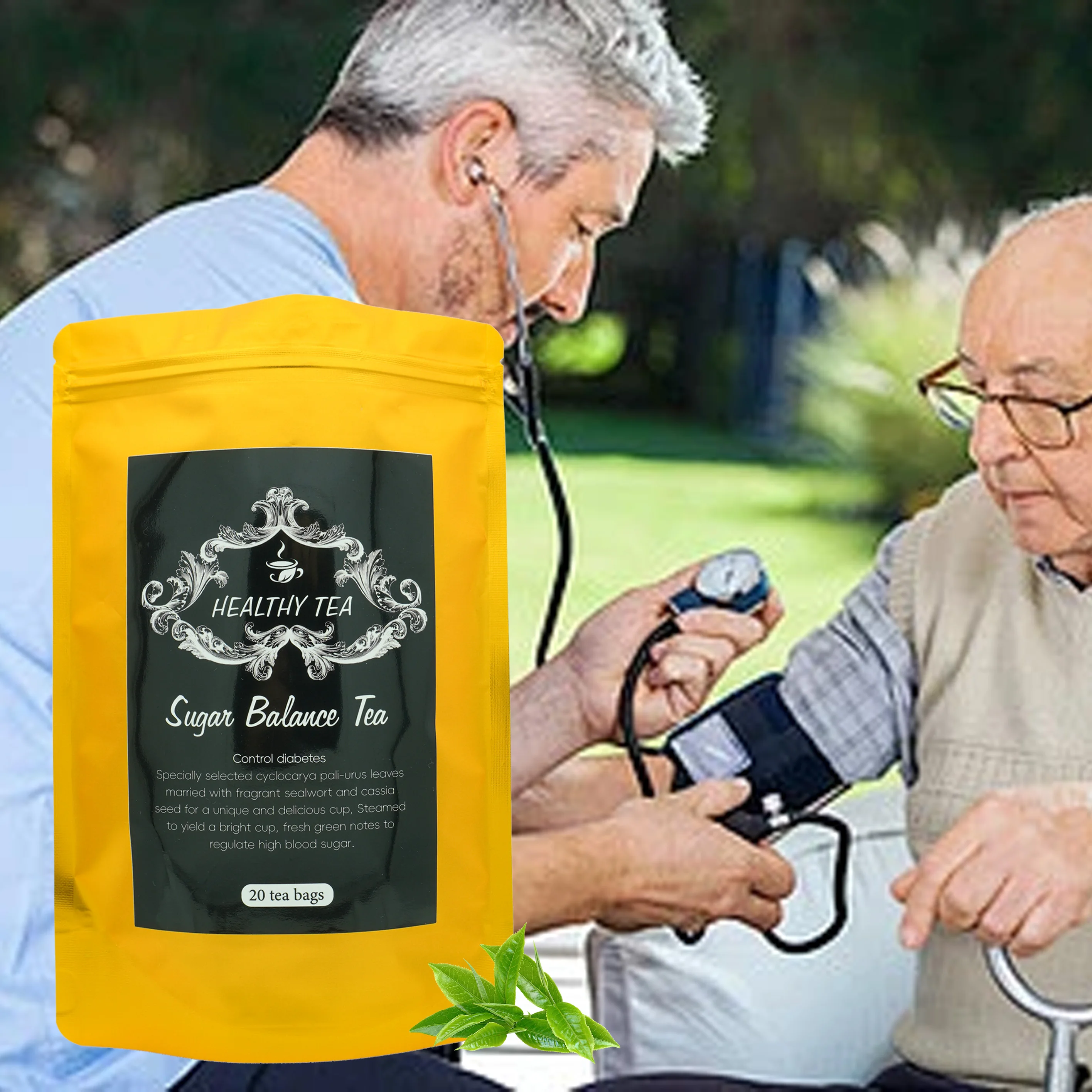 Organic Traditional Chinese Green Tea Natural Herbal Medicinal Tea for Adults for Beauty Products-Not for Pregnant Women