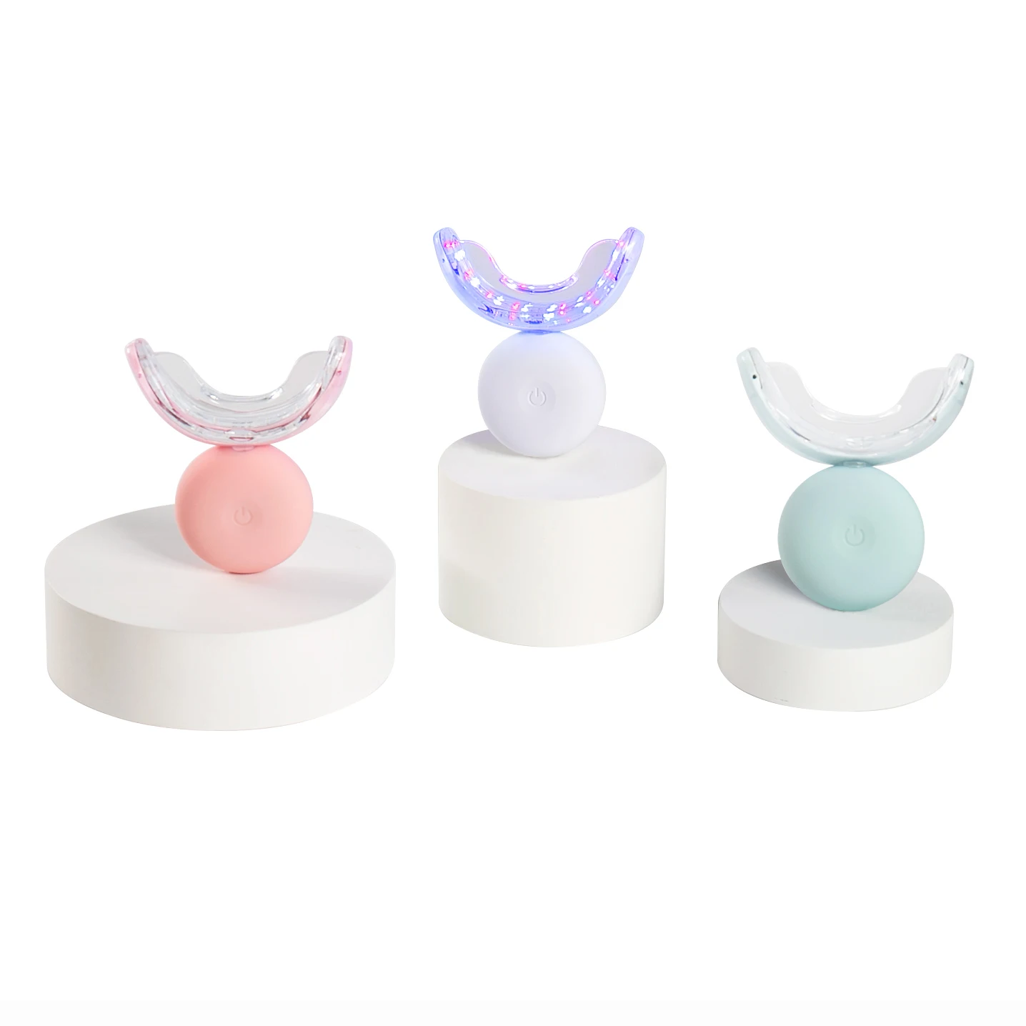 Tooth Whitening Light Teeth Whitening Kit 32 LED Blue Lights Home Use Teeth Whitening Powder Battery Version 15 mins Wholesales