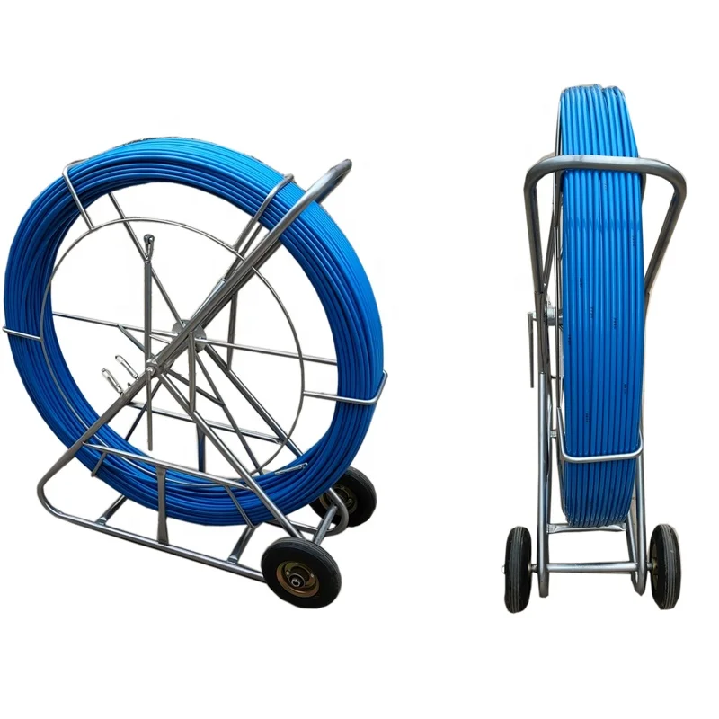 fibreglass rod 200m 11mm duct rodders locating copper wire traceable fibreglass push rod