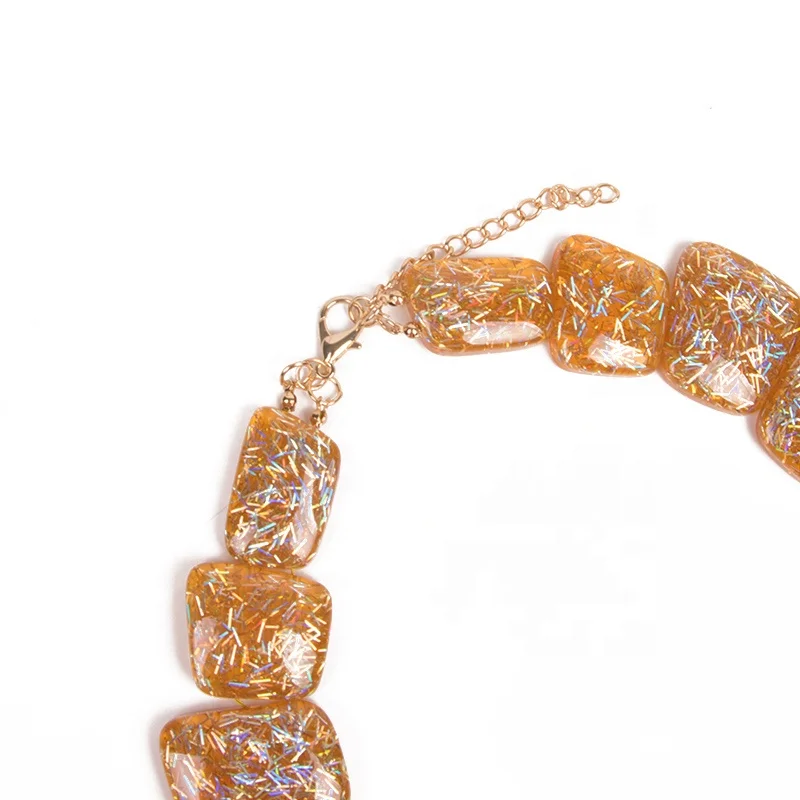 Модные деревянные бусины, искусственная цепочка, ожерелье из бисера, цепочка, ожерелье, ювелирные изделия