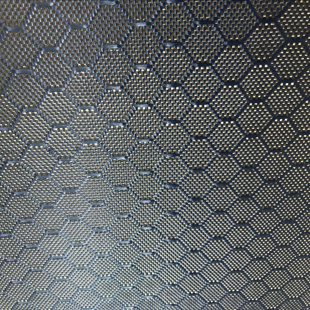 Colored TPU Coated Carbon Leather Fabric
