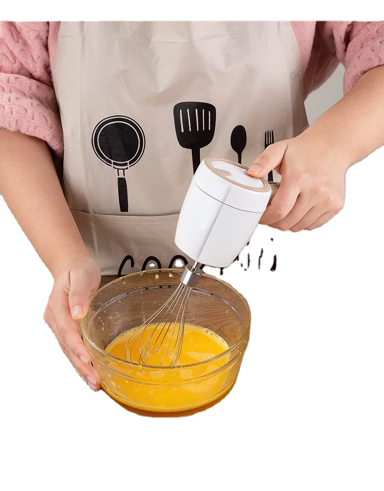 Tommygo 2021 new egg beater electric household wireless small full automatic cream beater manual cake baking tool mixer