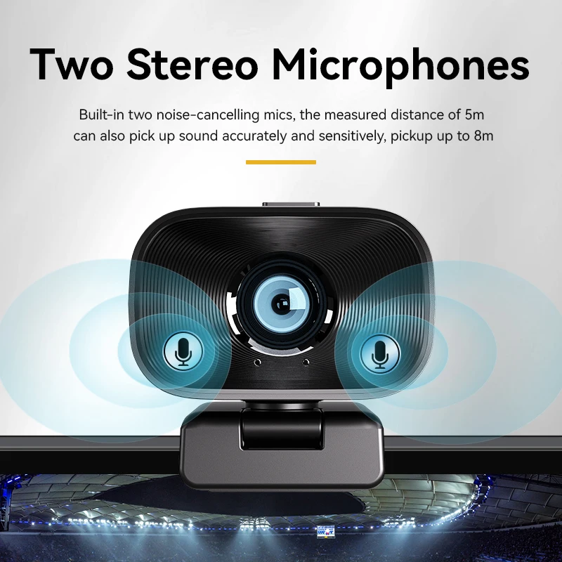 Source Factory All in one webcam 3 in one USB web camera Full HD with speaker microphones remote control for video calling