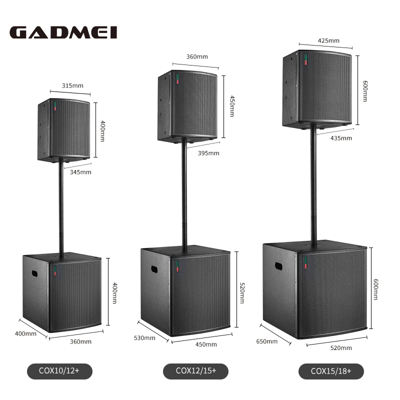 12 inch coaxial speaker 18 inch subwoofer 15 inch active pa speaker system dj sound system