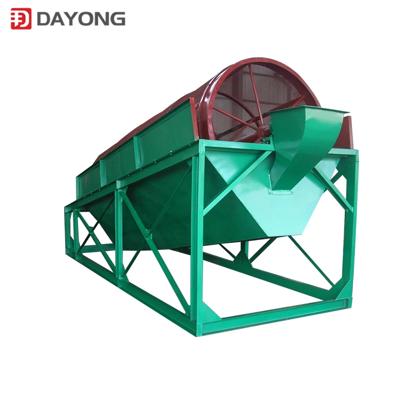 City Garbage Waste Sorting Plant Trommel Screen Separator Machine For Paper Wood Plastic