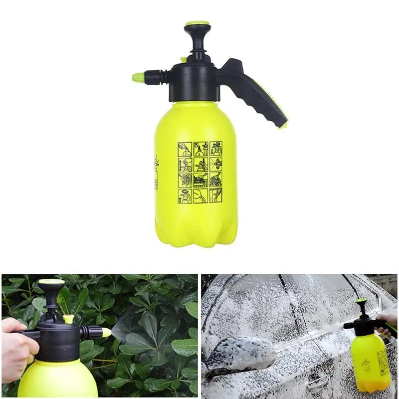 NEW Pressurized Snow Foam Sprayer Foam Nozzle hand pump foam sprayer 2L Bottle