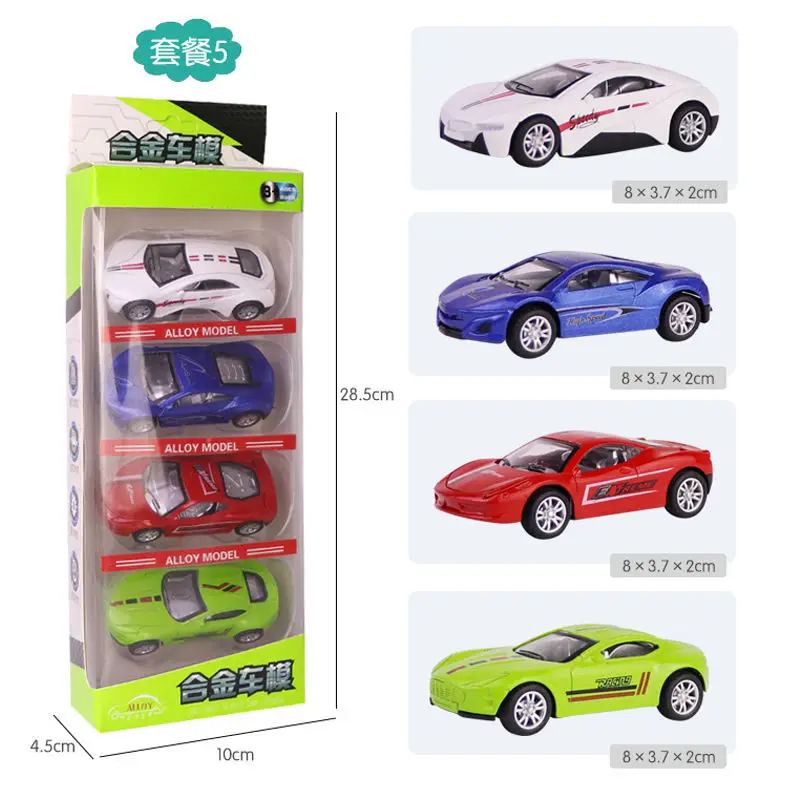 Amazon Hot Selling Kids Toys Car Pull Back Baby MIni Diecast Model Car