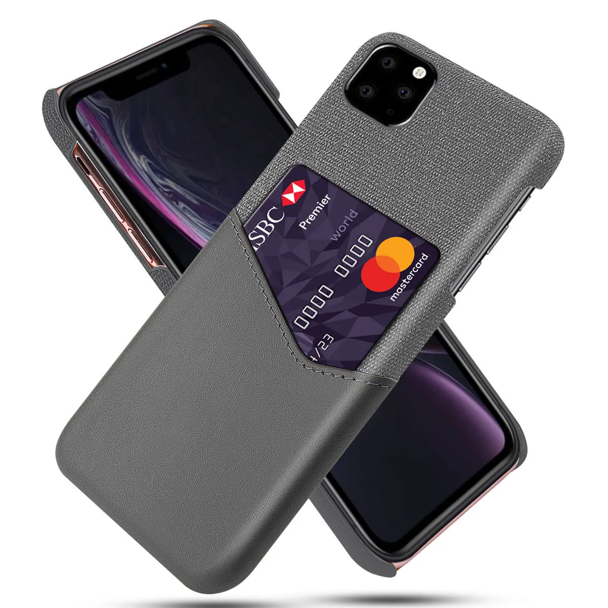 Geili Oem Custom Luxury Leather Phone Carcasa Protective Cover With Card Slot Casing For Iphones 13 14 pro