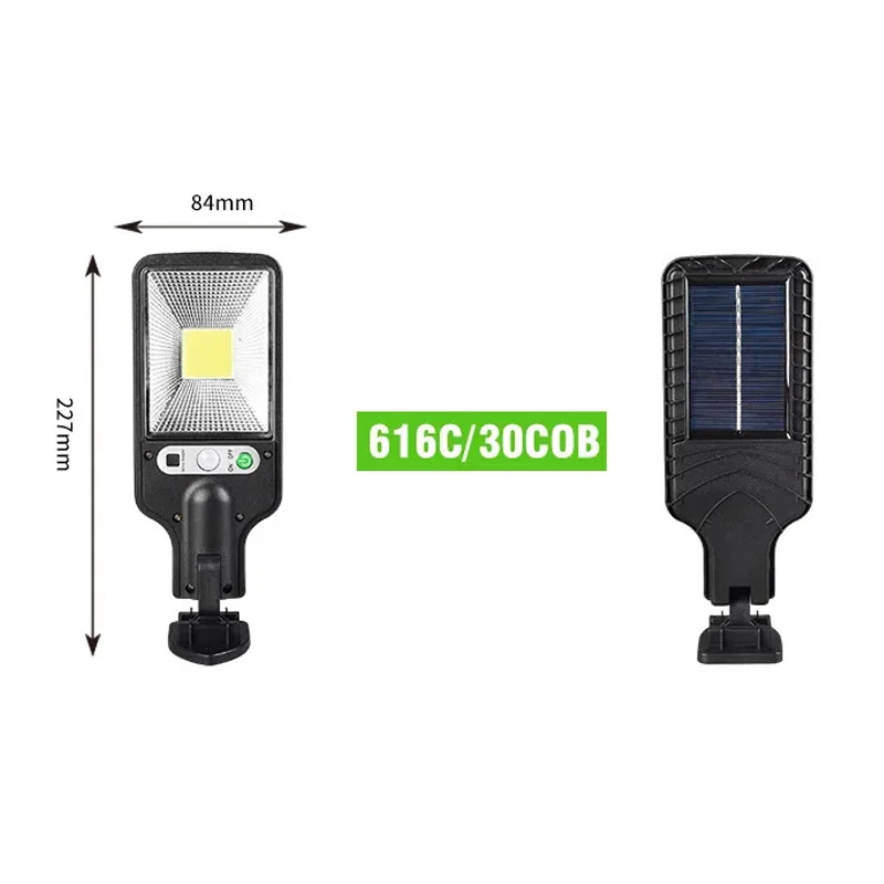 108COB Solar Street Lights Outdoor Wireless Solar Security Wall Lamp Motion Sensor With 3 Modes For Front Door Garden Porch
