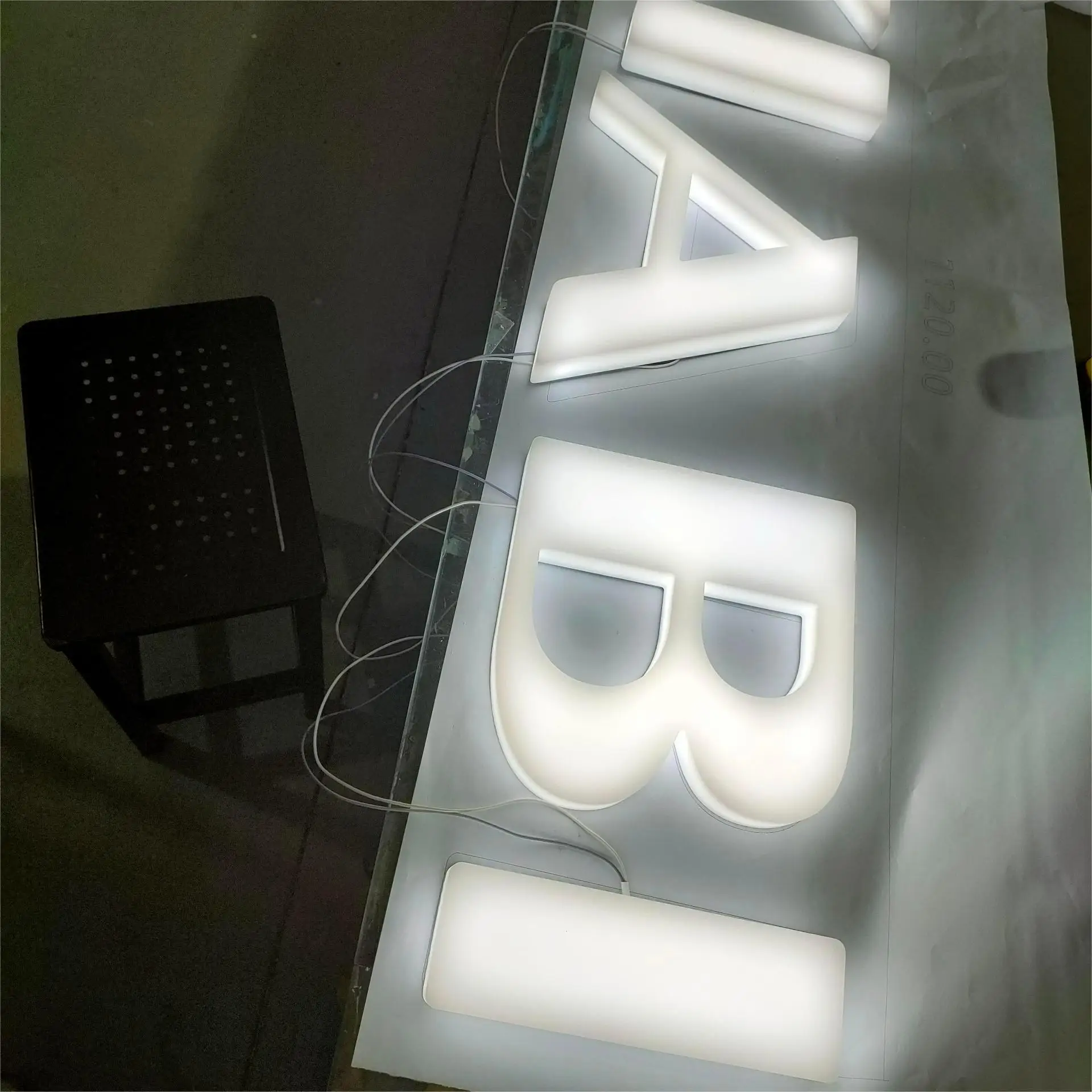 custom acrylic 3d letter sign Full Lit Channel Letters Acrylic led-illuminated signs for outdoor