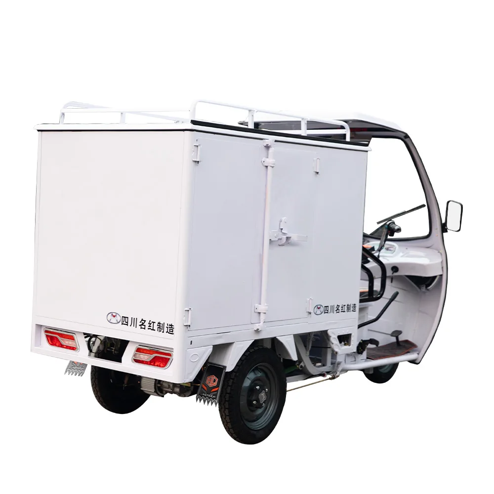 3 Wheel Electric Express Tricycle Cargo Bike Enclosed Adult Tricycles
