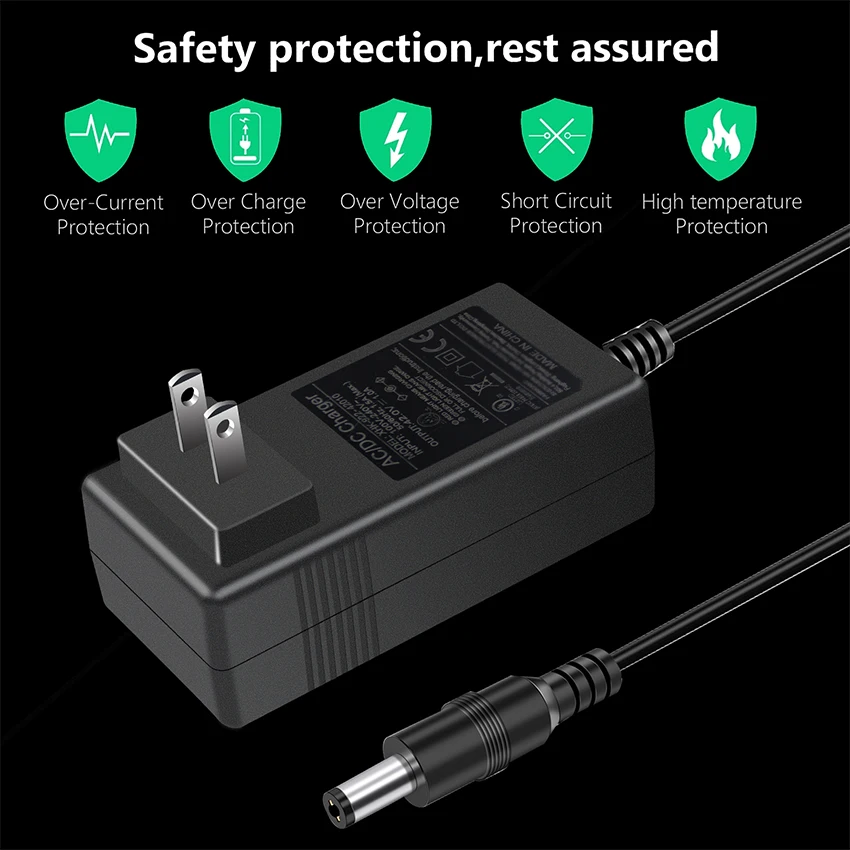 42W Lithium battery charger 42V 1A electric bicycle charger electric scooter charger 84W 42V 2A