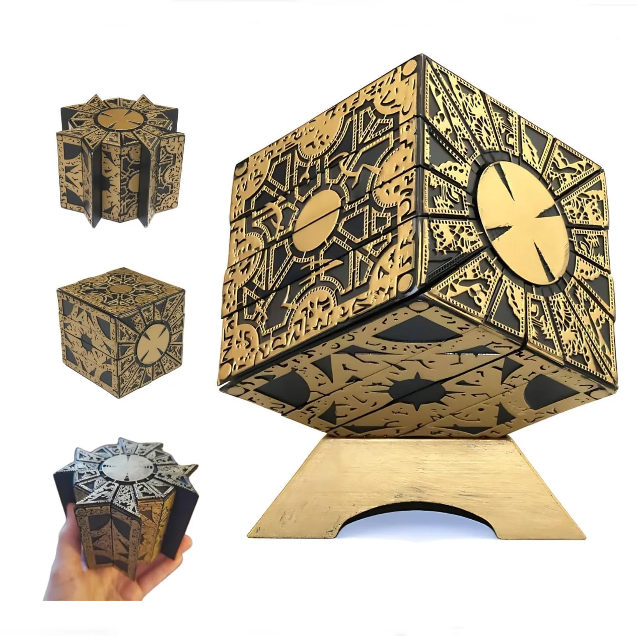 Detachable Hellraiser Puzzle cube Lament Configuration Puzzle Box Horror Prop