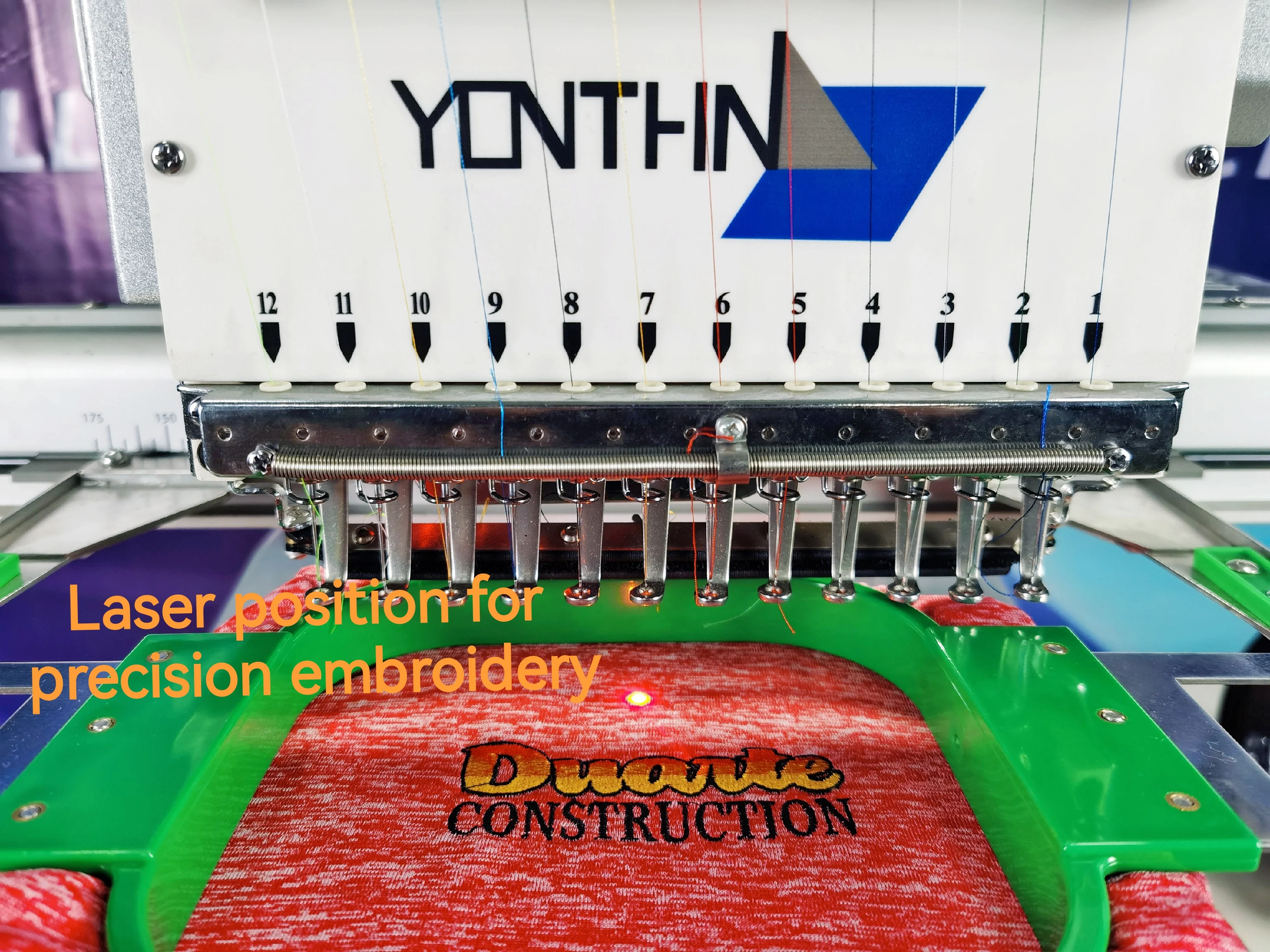 Yonthin factory price for sale industrial computerized embroidery machines 1 head with multi needles  maquina de bordado