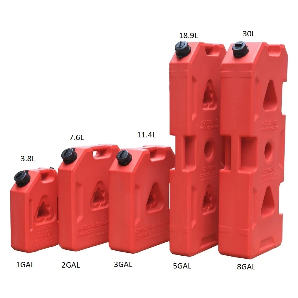 
Jerry can,Fuel tank,Plastic container,Gasoline,Diesel,Off road,Outdoor,Portable,Safe,Emergency,ATV 