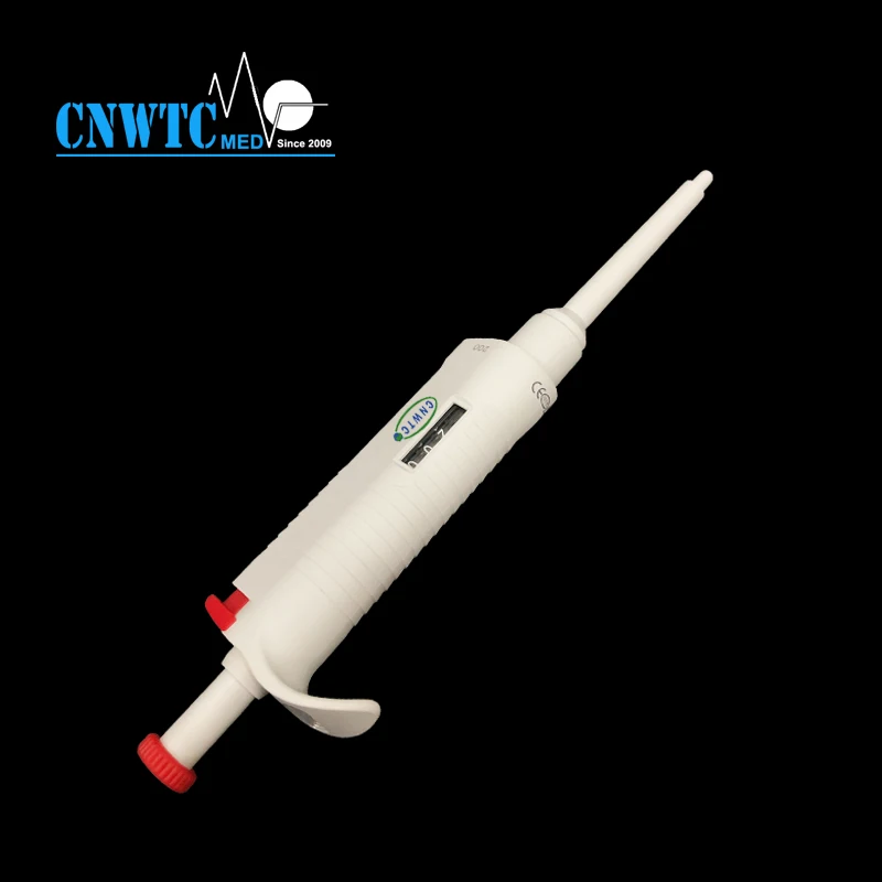 Laboratory Pipette Adjustable Plastic Material Single Channel Micropipette Stand Set
