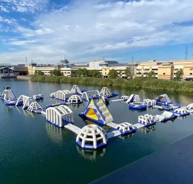 Customized Largest Sea Floating Water Park Equipment Inflatable Water Park For Adult and Kid
