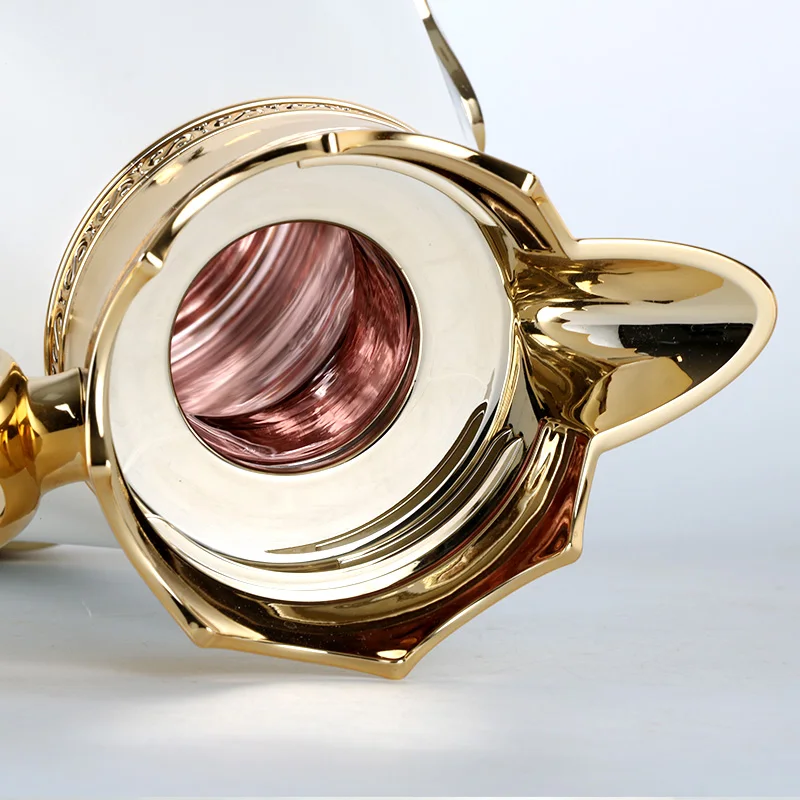 1L Abs Handle Vacuum Thermos Flask Arabic Coffee Pot Dallah Flask for Restaurant