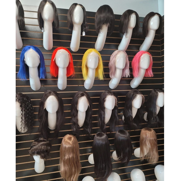 Custom window display head  long neck manikin mannequin head for wigs hats scarf