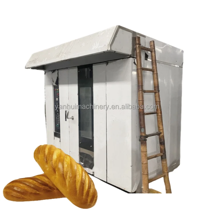 Medium Size Bakery Equipment Complete Bread Machines industry line baguette Line rotary oven baking bread making machine