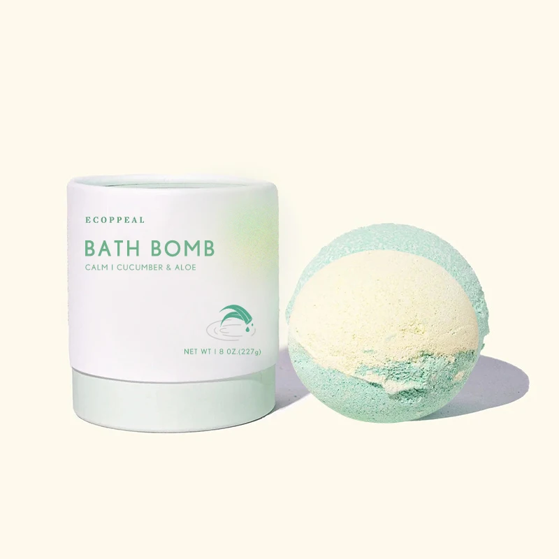 Vegan Fizzies Colorful Sea Salt bubble Handmade Press Wholesale Bath bombs