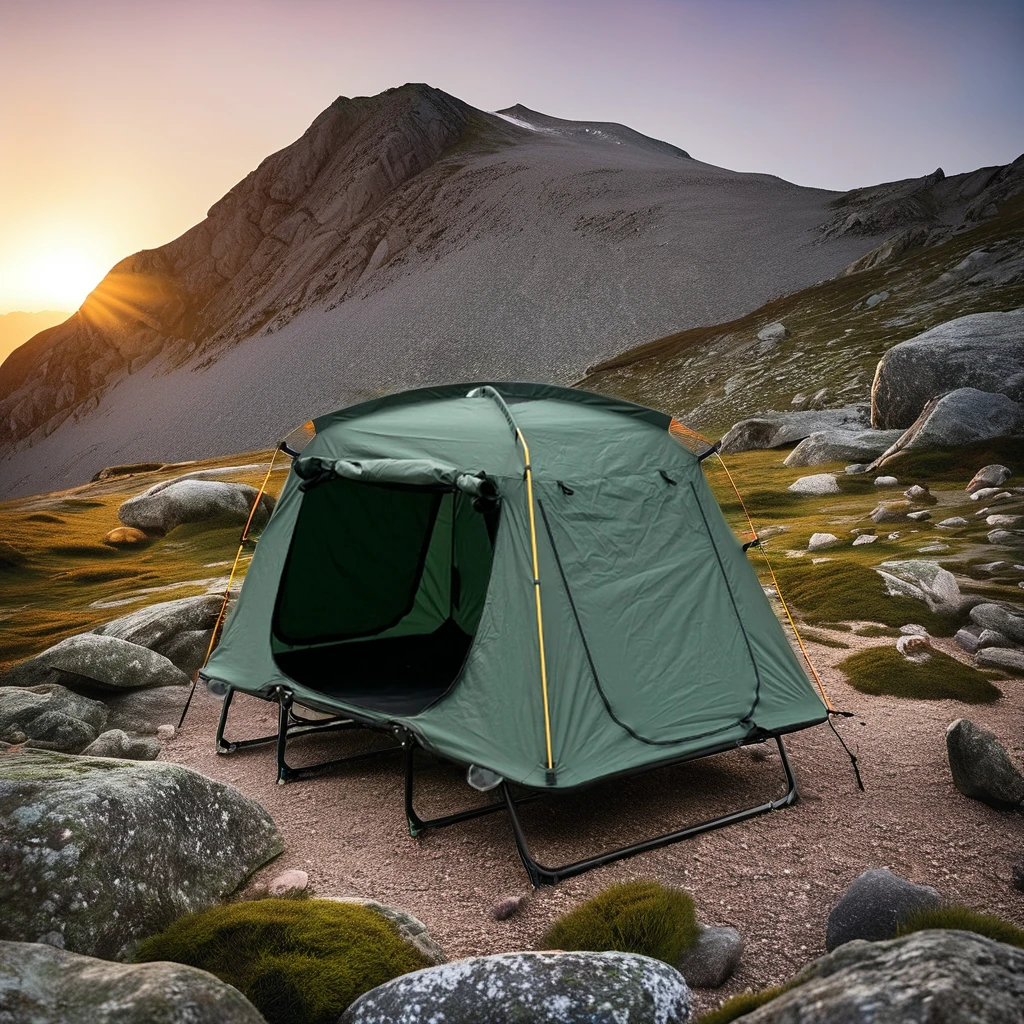 Hot Sale Large Oxford Fabric Weatherproof One-Bedroom Winter Warm Outdoor Camping Tent for 2 Persons for Fishing