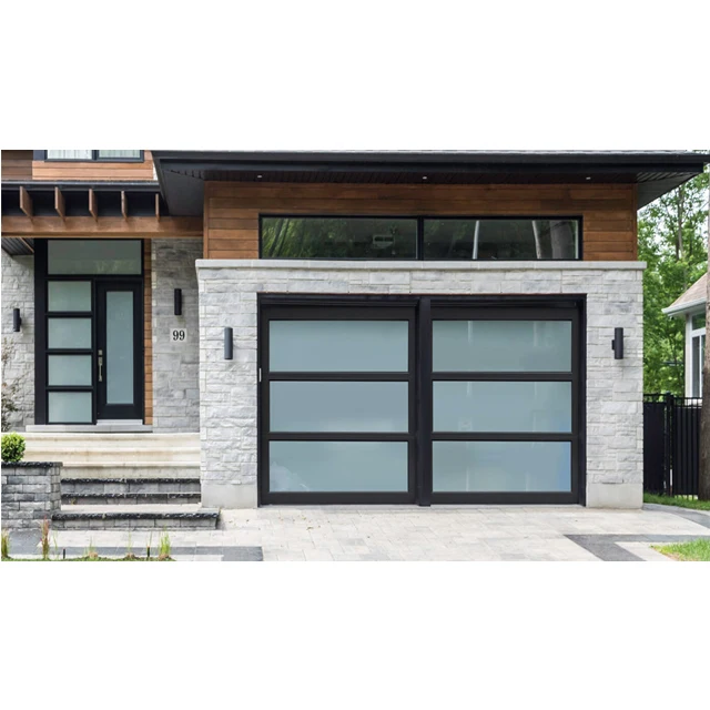 Insulated Roller Shutter Electric Black Color Garage Door Automatic With Colorful PU Foam Slats (1600363589412)