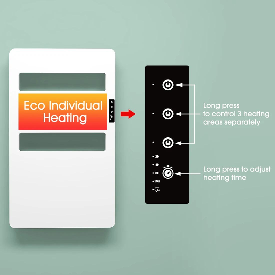 Bathroom Electric Towel Rack Bigger Drying Area Towel Radiator Wifi Control