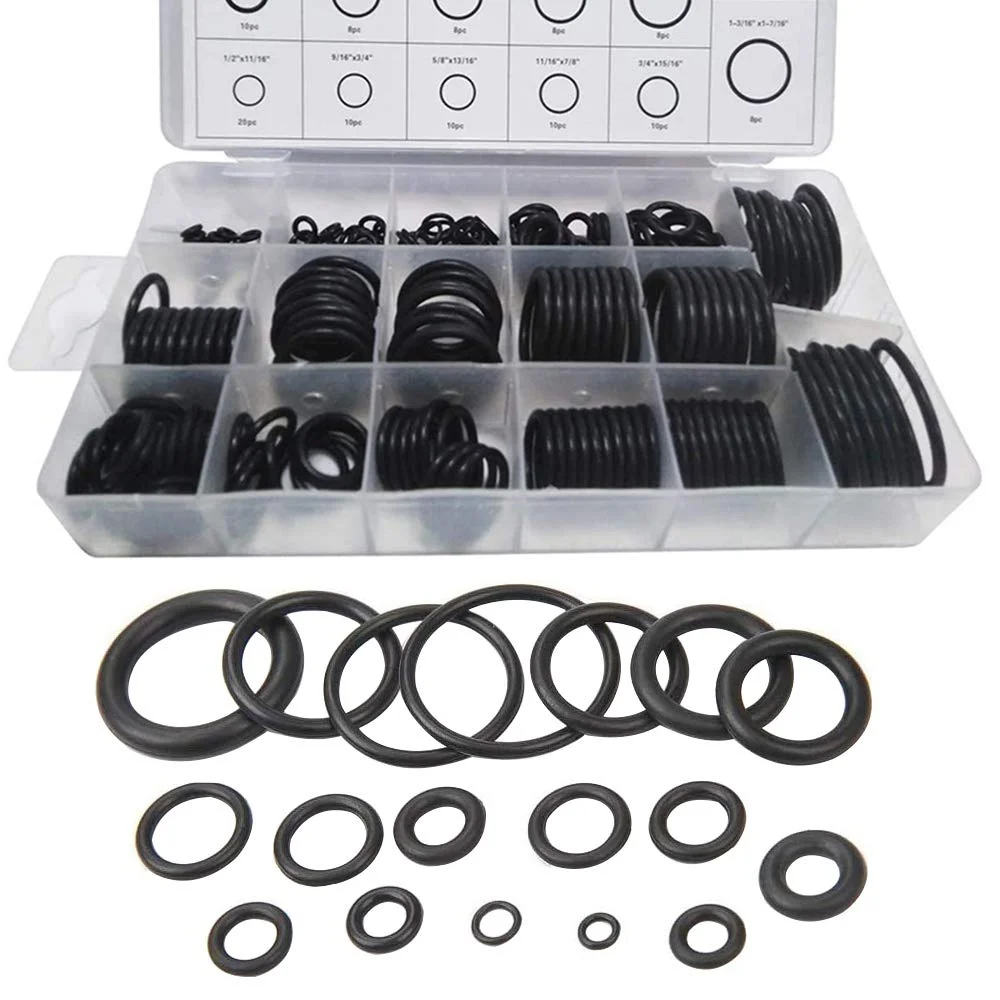 Wholesale 222pc o-ring assortment Rubber O-Ring Washer Gaskets Seal Assortment Kit for plumbing and auto repair