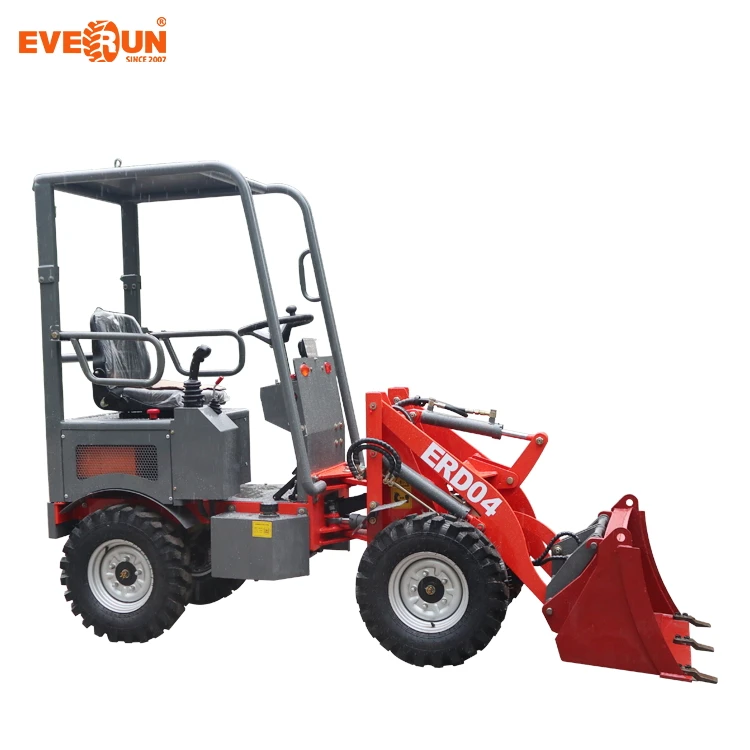Factory Price EVERUN 400-500kg Small Electric Wheel Loader EREL04/ERD04