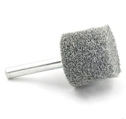 Grinding Sanding head Non-woven Flap Wheel Mounted Nylon Fiber Polishing Brush Wheel forElectric Mini Grinder Rotary Tools