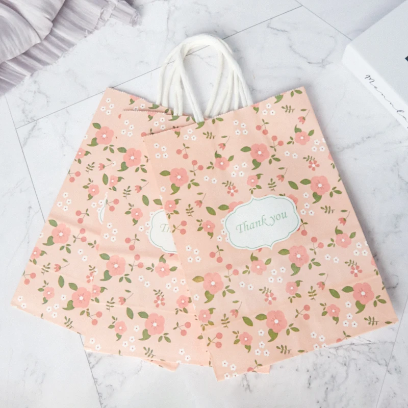 custom biodegradable custom printed logo luxury kraft paper gift packing shopping bag for grocery