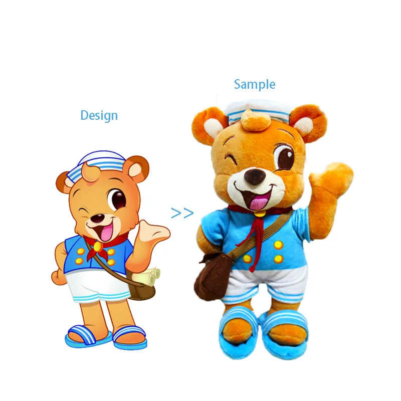 Factory Make Your Own Designed Plush Toys Anime Character Plushie Customized Stuffed Dolls