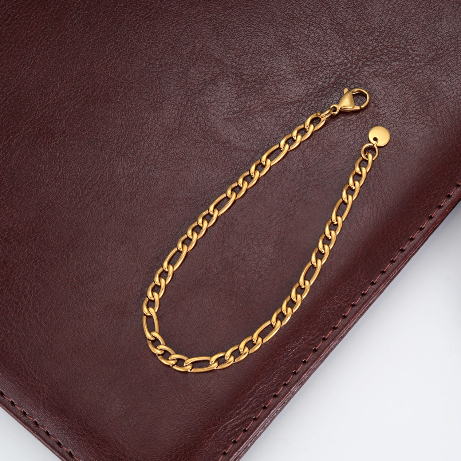 VIANRLA 316L Stainless Steel Bracelet Jewelry 18K Gold PVD plated Humanoid Chain Bracelets