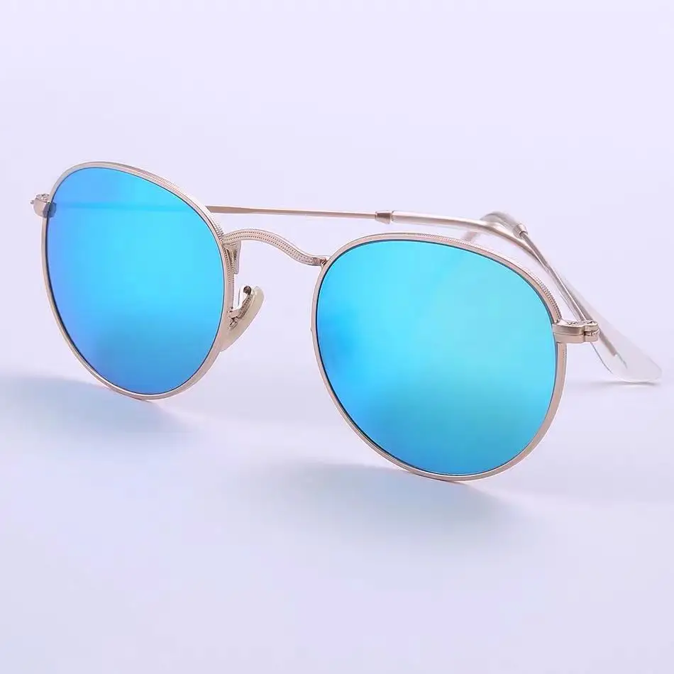 
120 women luxury round lens sunglasses metal frame fashion sunglasses newest 2020 black round sunglasses for women 