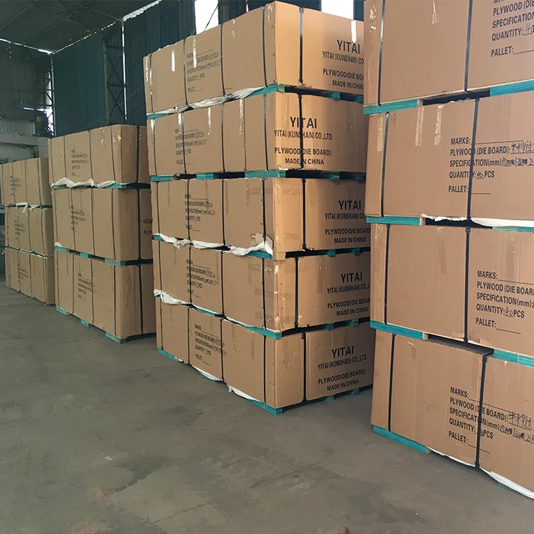 Imported Beech Raw Material Plywood Die Board Sheet  For Wooden Die Making