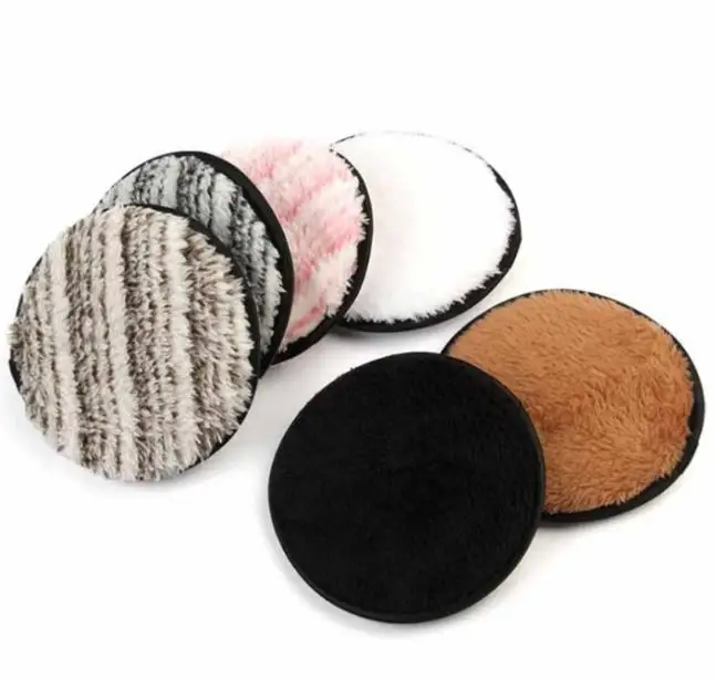 Washable Face Cleansing Mitten Private Label Reusable Facial Cloth Pads Makeup Remover Mitten Makeup Remover Pad