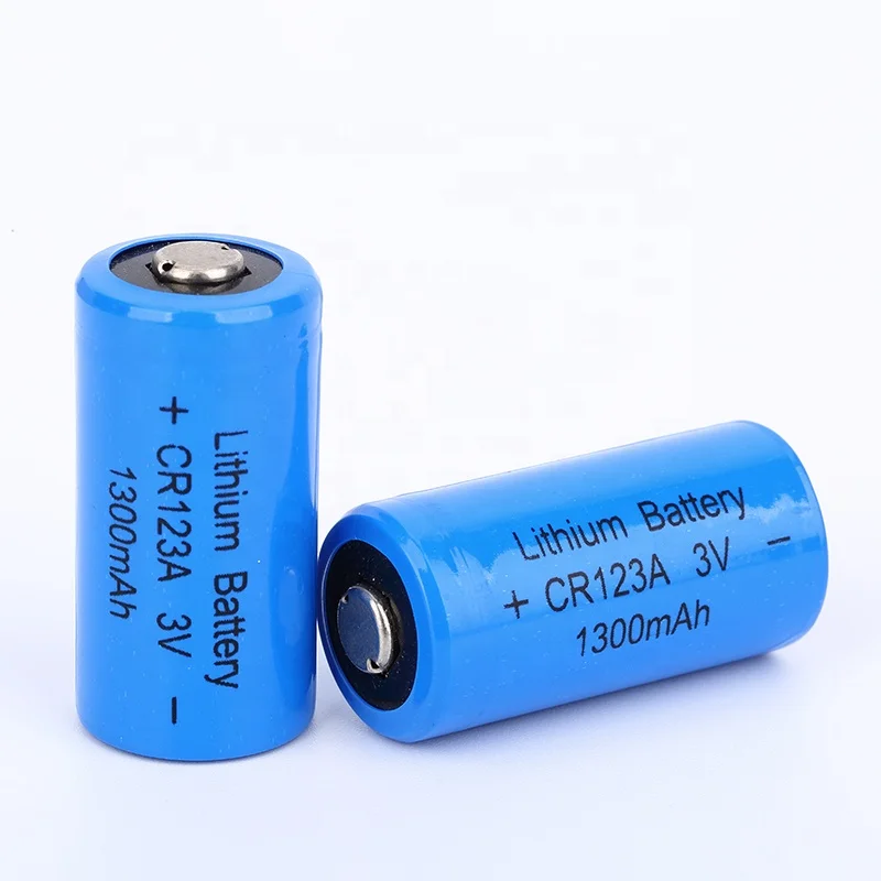 3v lithium batteries CR123A 1000mAh 1300mAh Lithium Primary Battery Li-MnO2