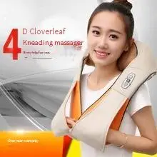 High Quality 3 in 1 cervical spine vibrating shoulder waist neck pillow massager with heating